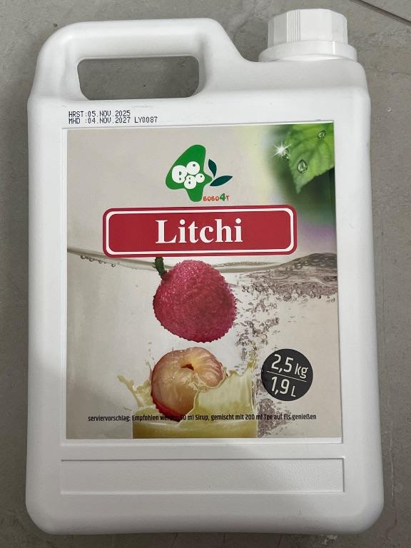 Nước siro vải 4 BoboT 2.5 kg