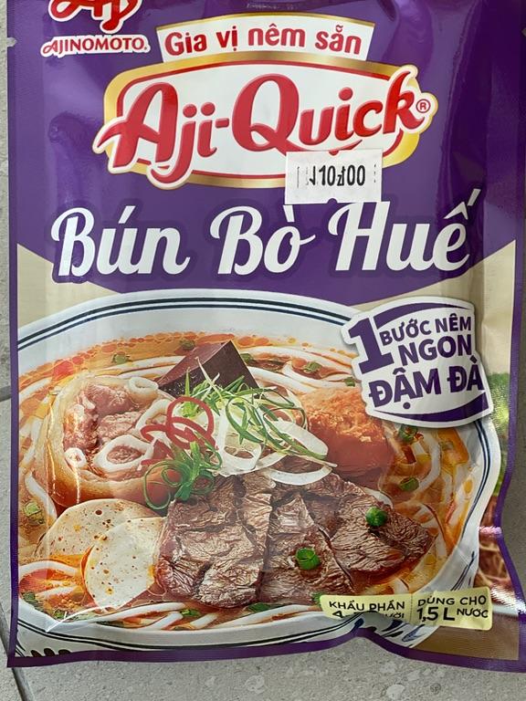 Gia vị nêm sẵn Aji-Quick Bún Bò Huế 59g