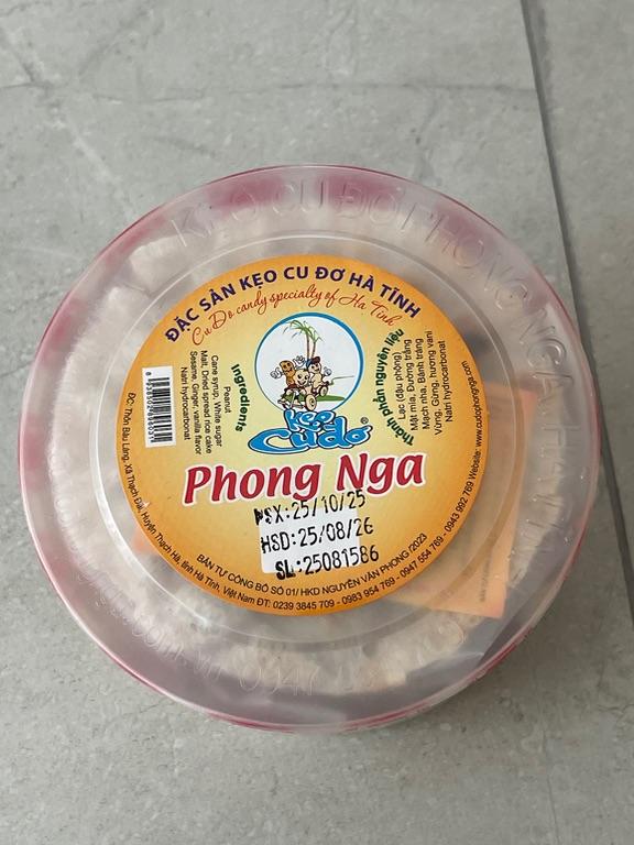 Kẹo Cu Đơ Hà Tĩnh Phong Nga 390g