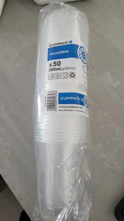 Cốc nhựa dùng một lần CUPİPACK tái chế được x50 300ml