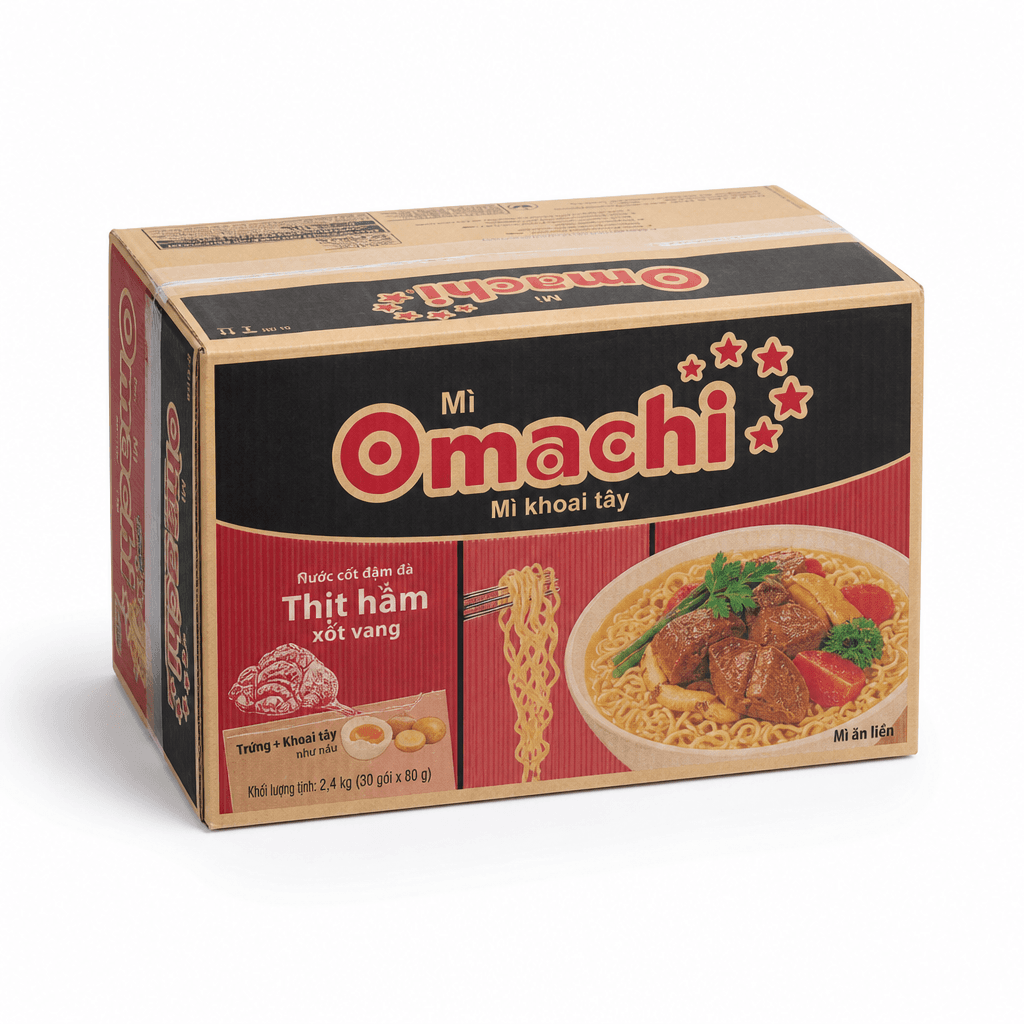 Mì Omachi thùng