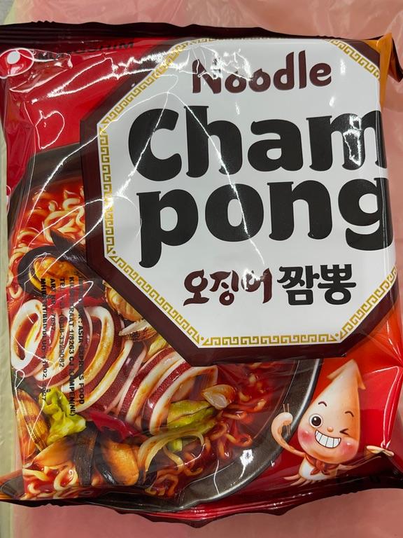 Mì Nongshim Noodle Champong vị hải sản cay 124g