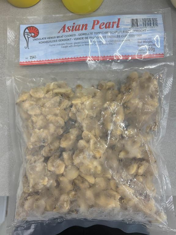 Asian Pearl Undulate Venus Meat Cooked 400g