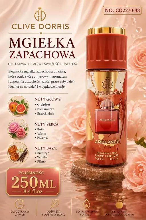 Xịt thơm toàn thân Clive Dorris Amouance 250ml