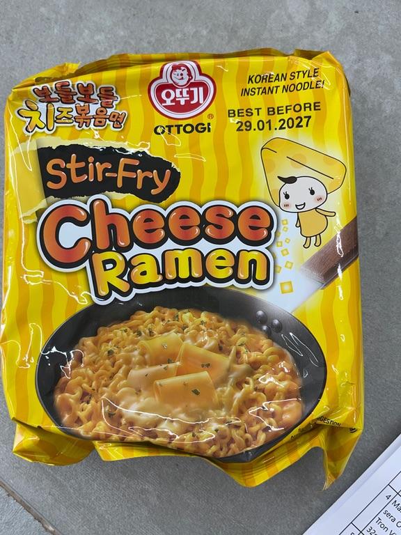 Mì xào phô mai Ottogi 120g
