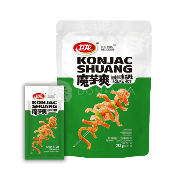 Snack Konjac Shuang Vi Chua Cay WEILONG 252g