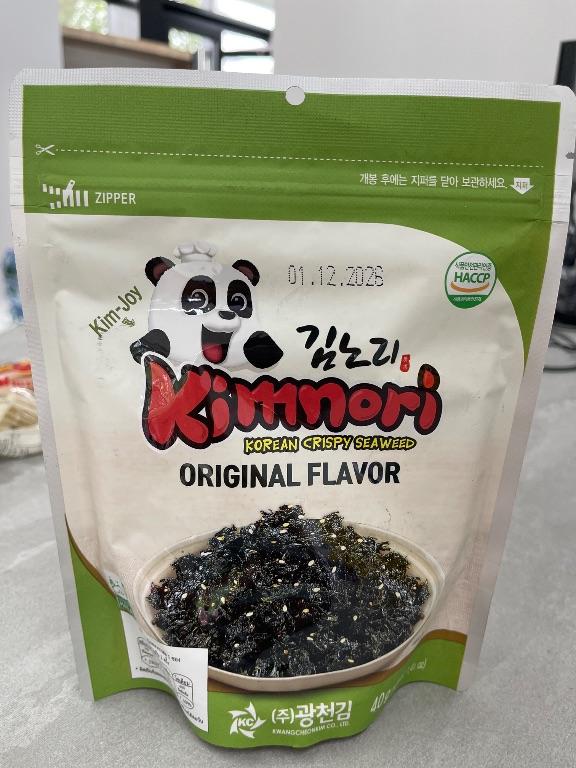 Kim-Joy Kimnori Rong biển giòn vị truyền thống 40g
