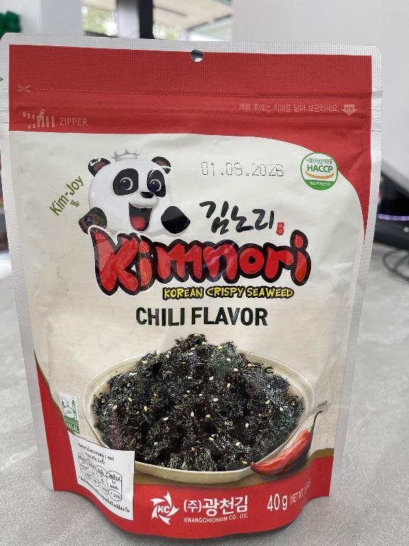Kimnori Korean Crispy Seaweed Vị Ớt 40g