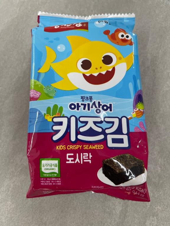Rong biển giòn cho trẻ em Pinkfong Baby Shark Kwangcheonkim 4g