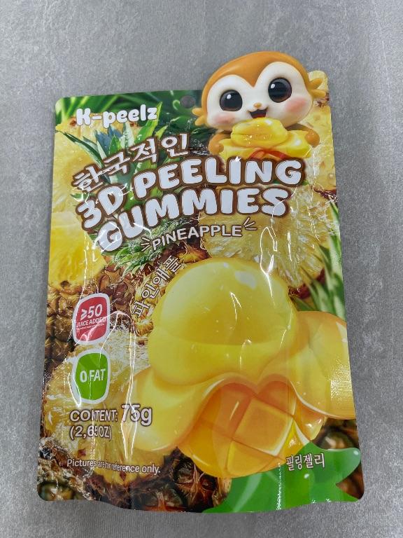 K-peelz 3D Peeling Gummies vị dứa 75g