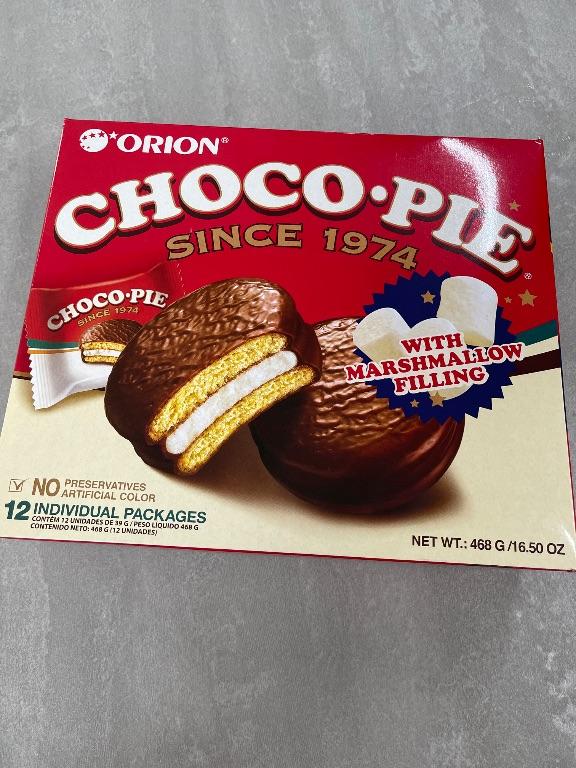 Bánh Choco-Pie Orion với nhân marshmallow