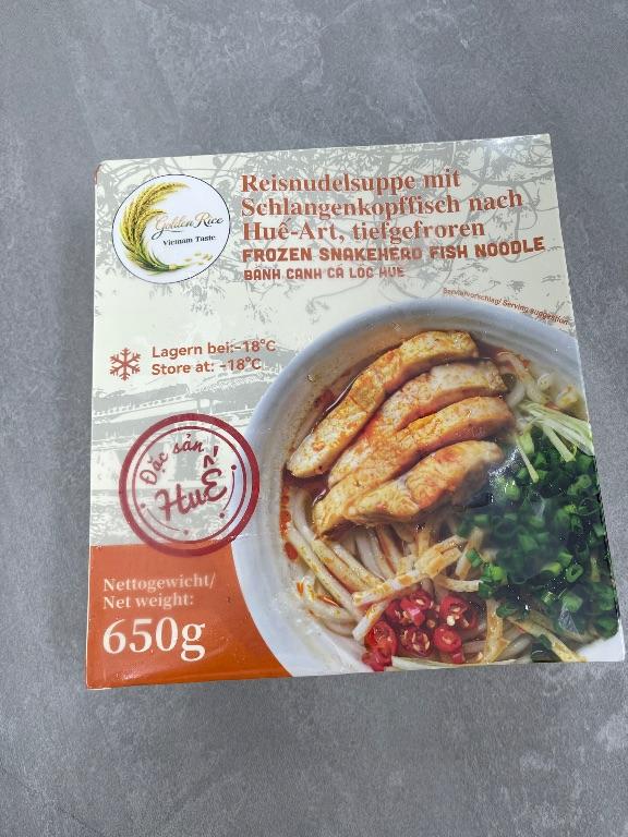 Golden Rice Bún Cá Lóc Huế đông lạnh 650g