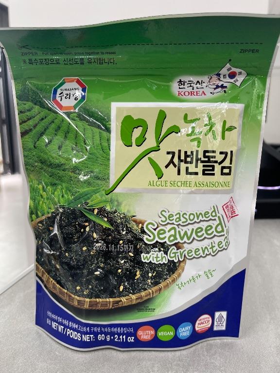Rong biển tẩm gia vị với trà xanh Surasang 60g