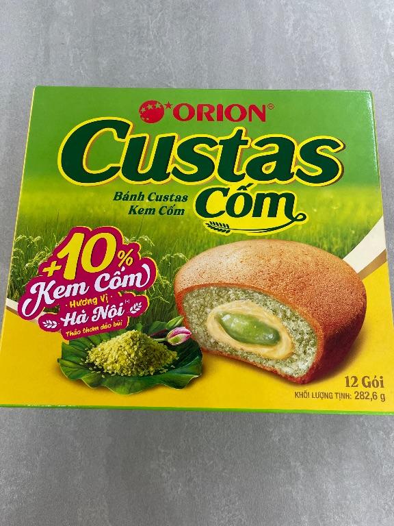 Bánh Custas Cốm Orion 282,6g