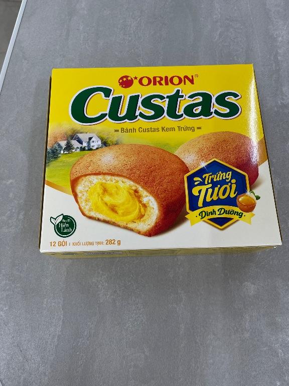 Bánh Custas Kem Trứng Orion 282g