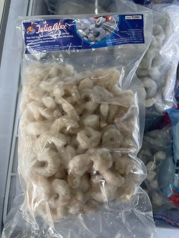 Tôm Thẻ Thịt Bóc Vỏ, Bỏ Đầu, Bỏ Đuôi, Glazed