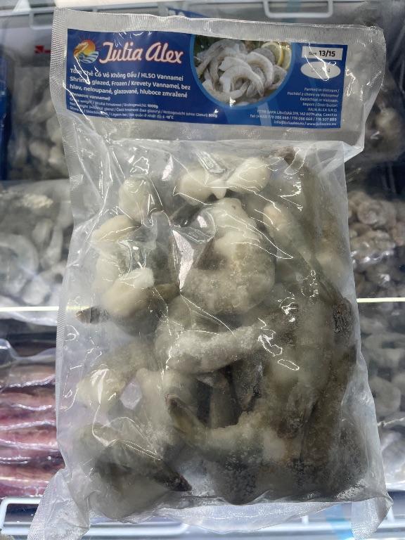 Tôm thẻ có vỏ không đầu Julia Alex 400g