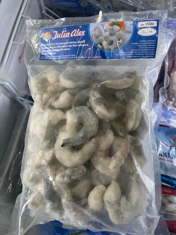 Tôm Vannamei đông lạnh Julia Alex 400g