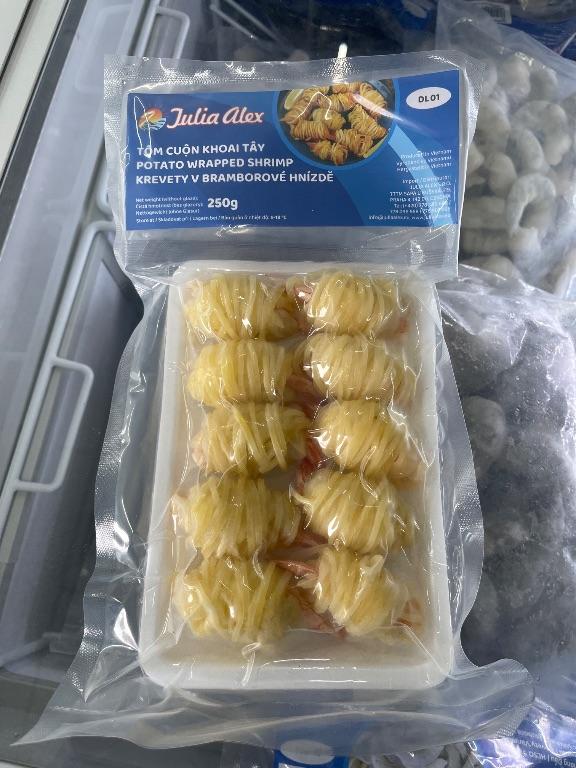 Tôm cuộn khoai tây Julia Alex 250g