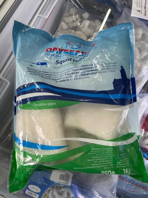 Ống mực đông lạnh Daysfresh với nước, 1kg