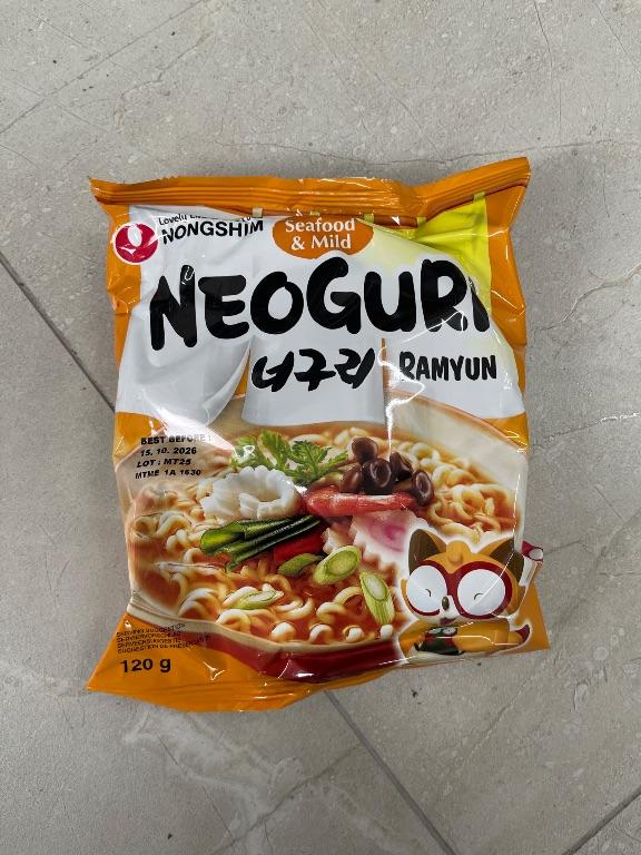 Mì Nongshim Neoguri Hải Sản & Dịu Nhẹ 120g