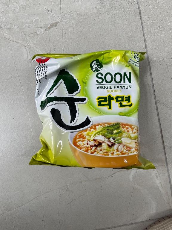 Mì ăn liền Soon Veggie Ramyun Noodle Nongshim 112g