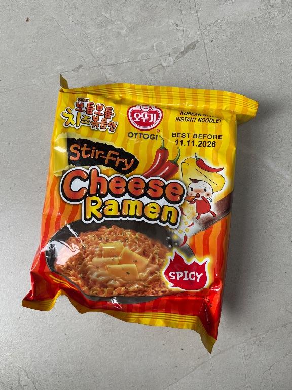 Mì Ramen Phô Mai Cay Ottogi Stir-Fry Cheese Ramen 130g