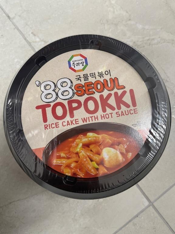 Bánh gạo Topokki 88 Seoul với sốt cay