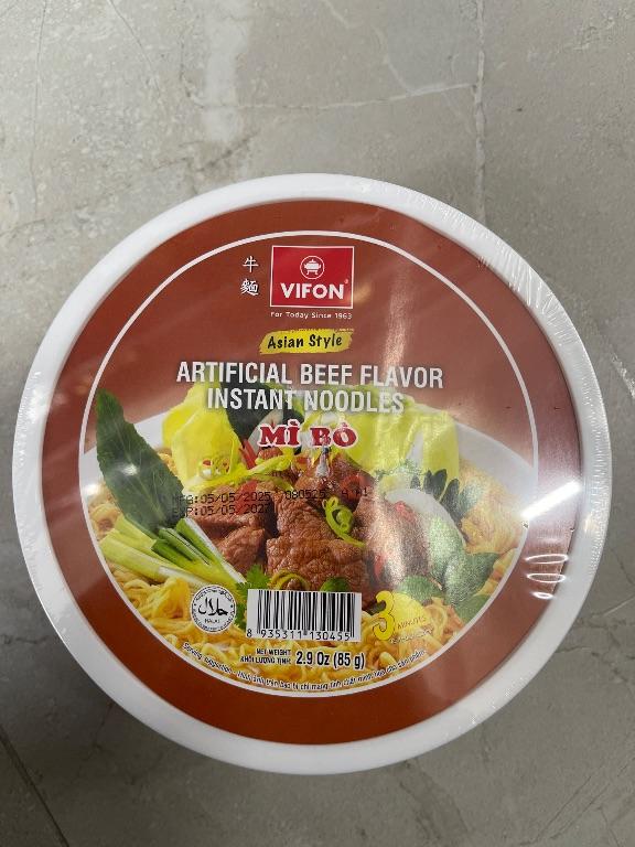 Mì ăn liền hương vị bò VIFON Asian Style 85g