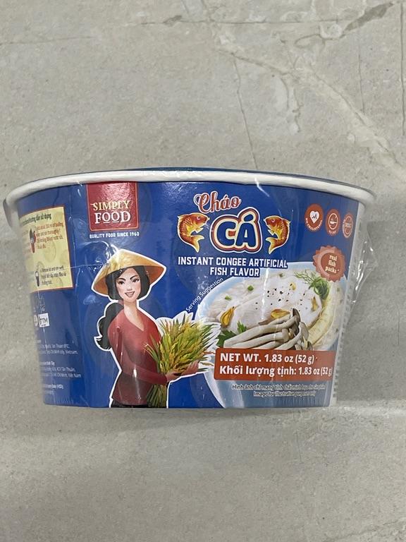 Cháo Cá Ăn Liền Simply Food 52g