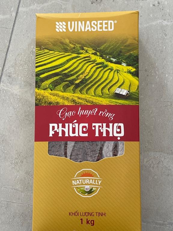 Gạo Huyết Rồng Phúc Thọ VinaSeed 1kg