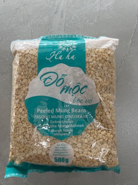 Đậu xanh bóc vỏ Ha Ha 500g