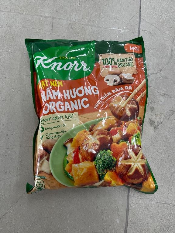 Hạt nêm Knorr Nấm Hương Organic 380g