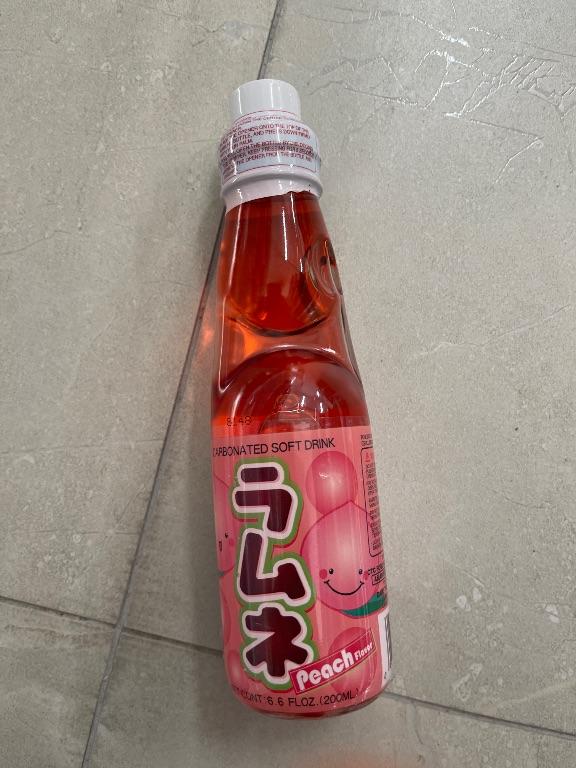 Nước ngọt có ga hương đào Ramune 200ml