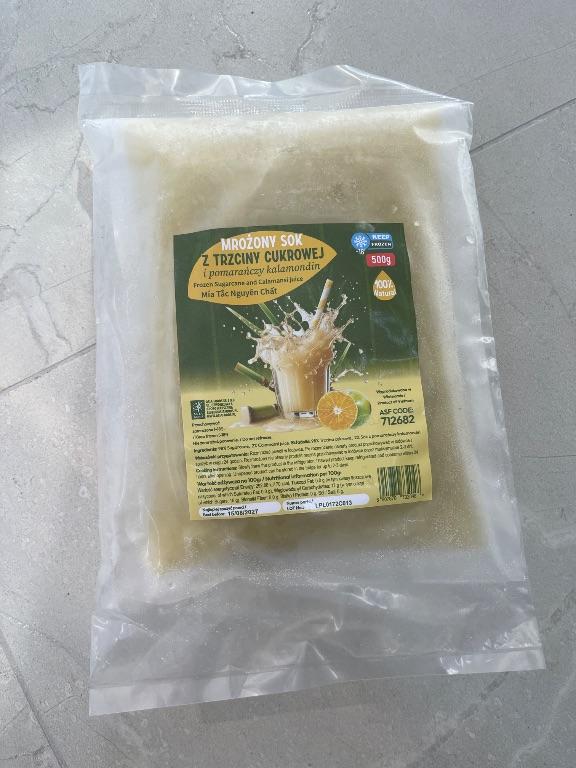 Nước ép mía và tắc đông lạnh Mia Tắc Nguyễn Chất 500g