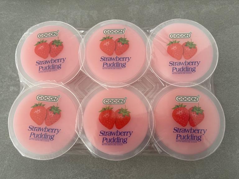 Bánh pudding dâu Cocon với Nata de Coco 480g