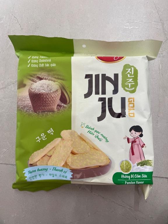 Bánh gạo Richy Jinju Gold Hương vị Cốm Sữa
