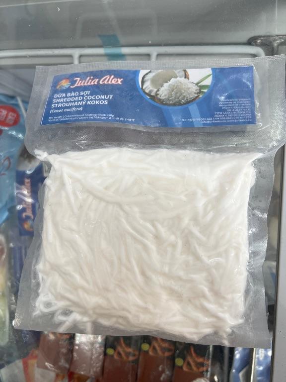 Dừa Bào Sợi Đông Lạnh Julia Alex 400g