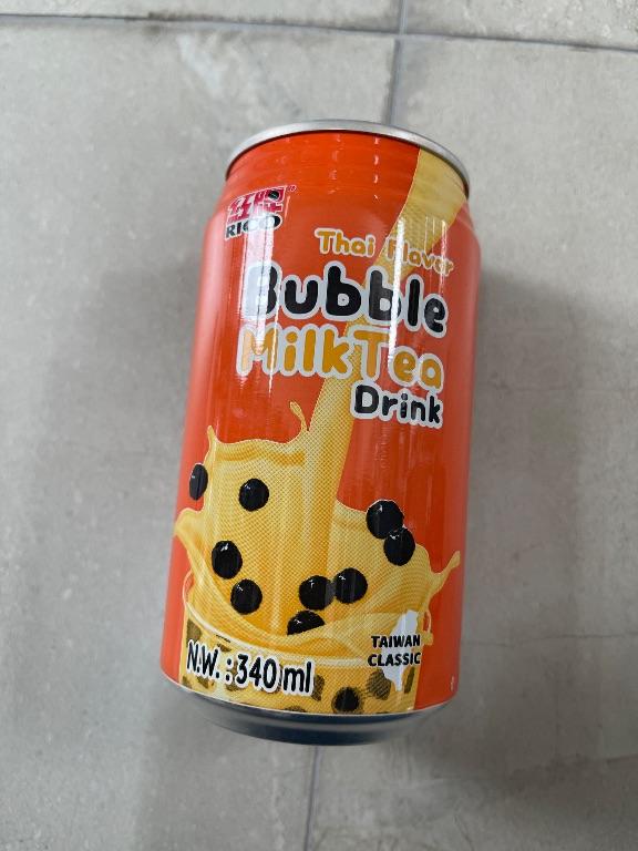 RICO Thai Flavor Bubble Milk Tea Drink 340ml