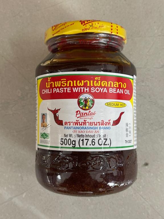 Pantal Norasingh Chili Paste with Soya Bean Oil 500g