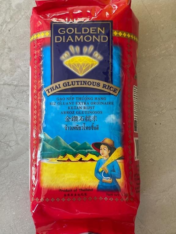 Gạo nếp Thái Golden Diamond 1kg