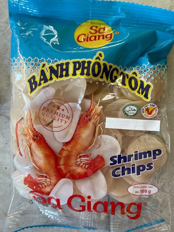Bánh Phồng Tôm Sa Giang 100g