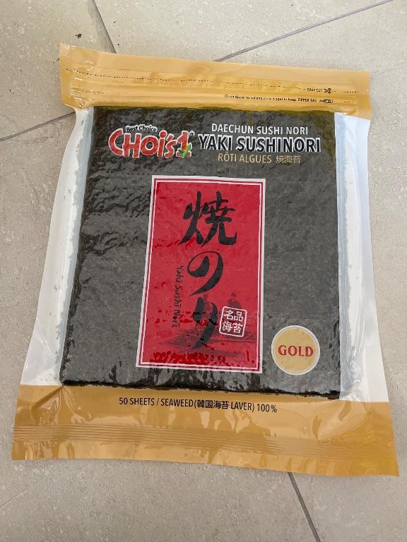 Choi's Best Choice Daechun Sushi Nori Yaki Sushi Nori 50 Tờ