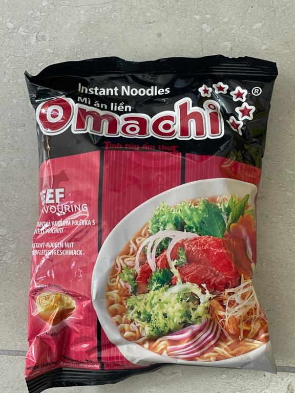 Mì ăn liền Omachi hương vị bò