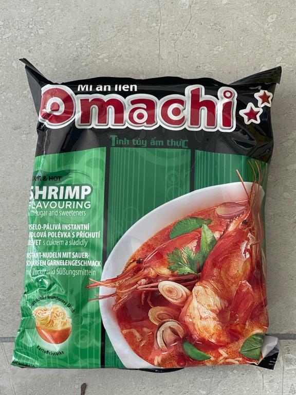 Mì ăn liền Omachi hương vị tôm chua cay 79g
