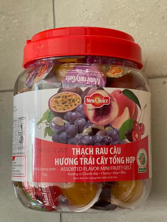 Thạch rau câu hương trái cây tổng hợp New Choice 1kg