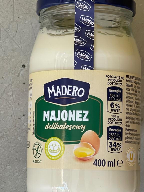 Madero Mayonnaise Delikatesowy 400ml