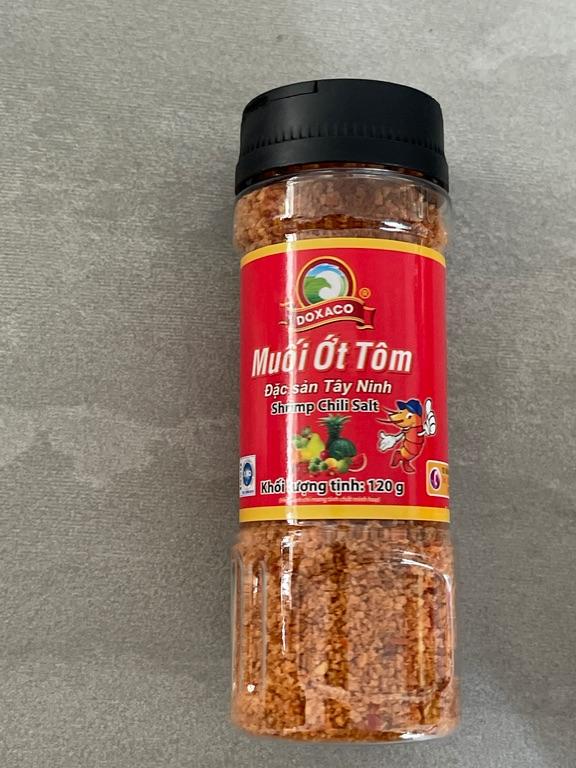 DOXACO Muối Ớt Tôm Đặc sản Tây Ninh 120g