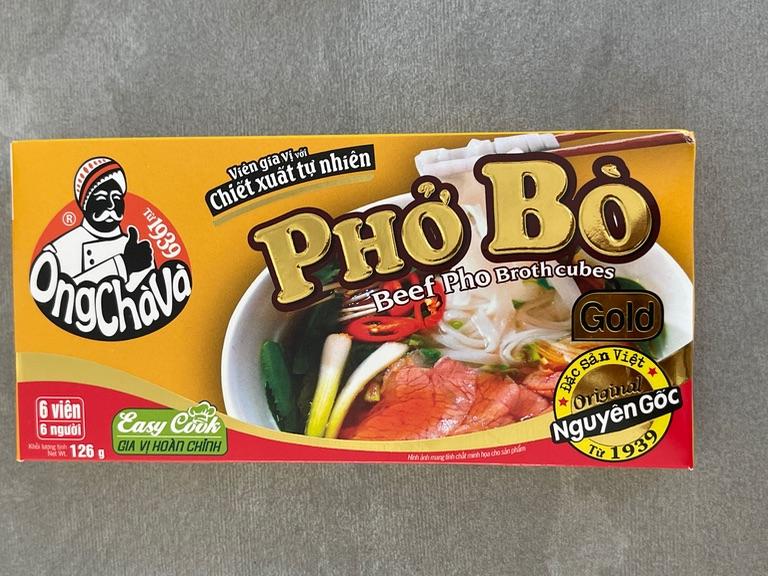 Viên gia vị Phở Bò Ông Chà Và Gold 126g