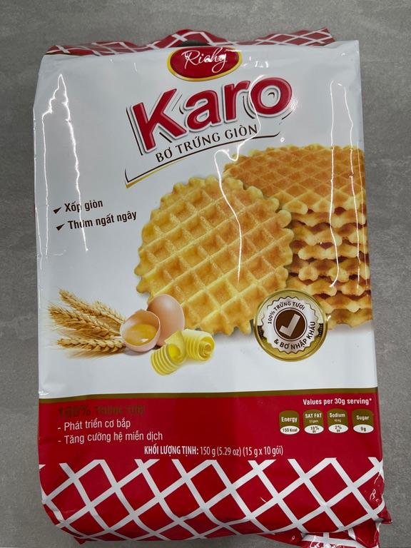 Bánh xốp Karo Bơ Trứng Giòn Richy 150g